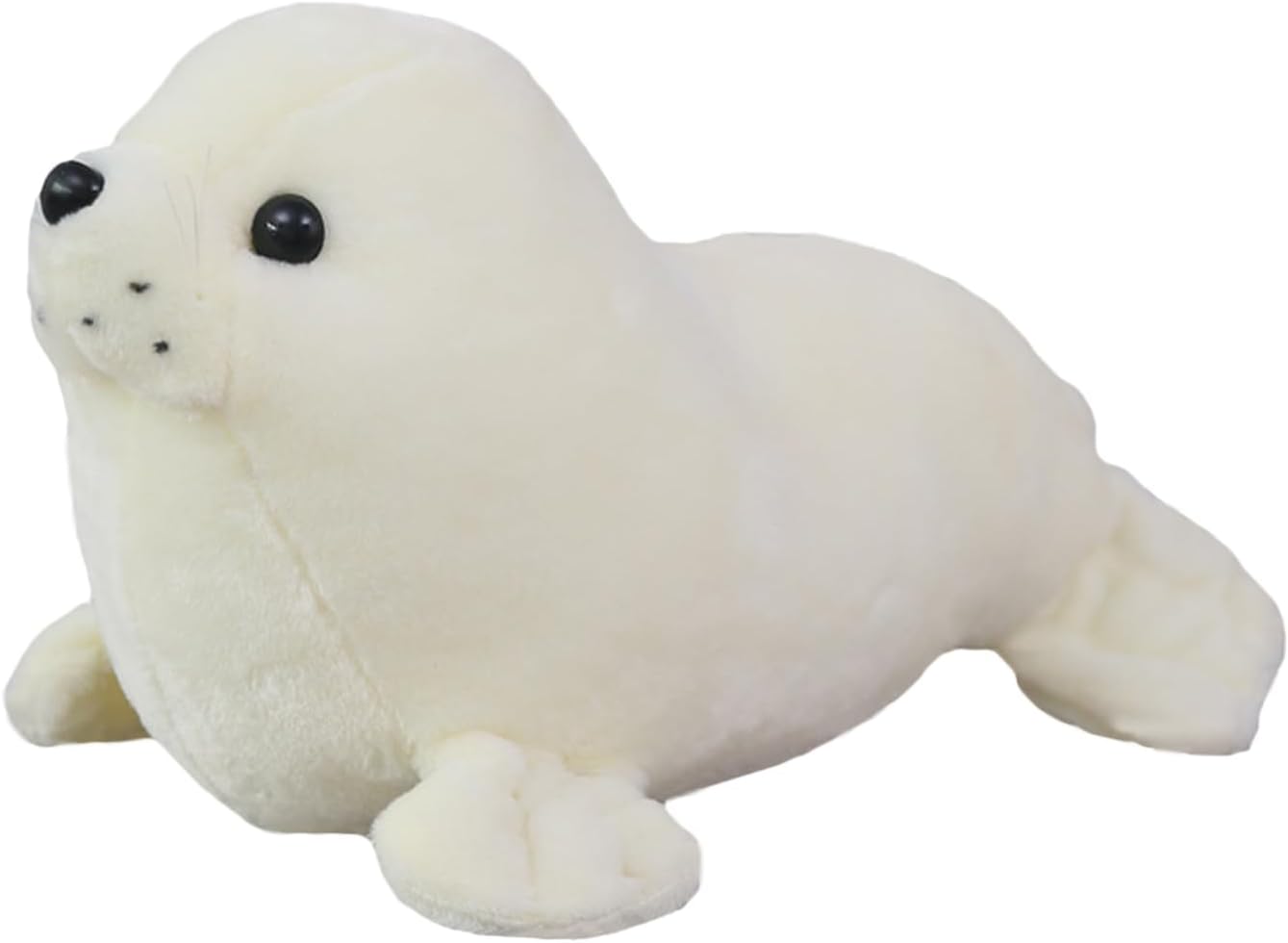 Seal plush toy and pillow, cute white seal design for children