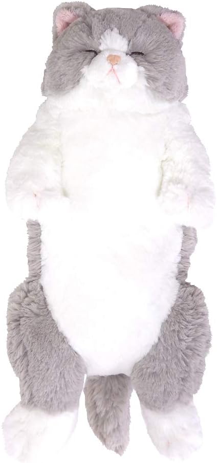 Cat plush toy with soft and cuddly material, suitable for kids play and decoration.