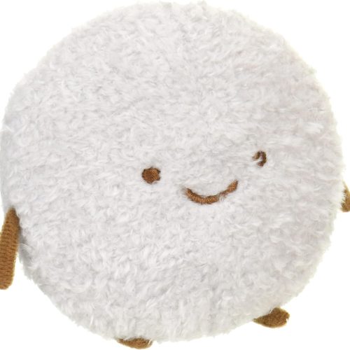 Kangaroo plush toy with realistic design, soft stuffed animal doll for kids.