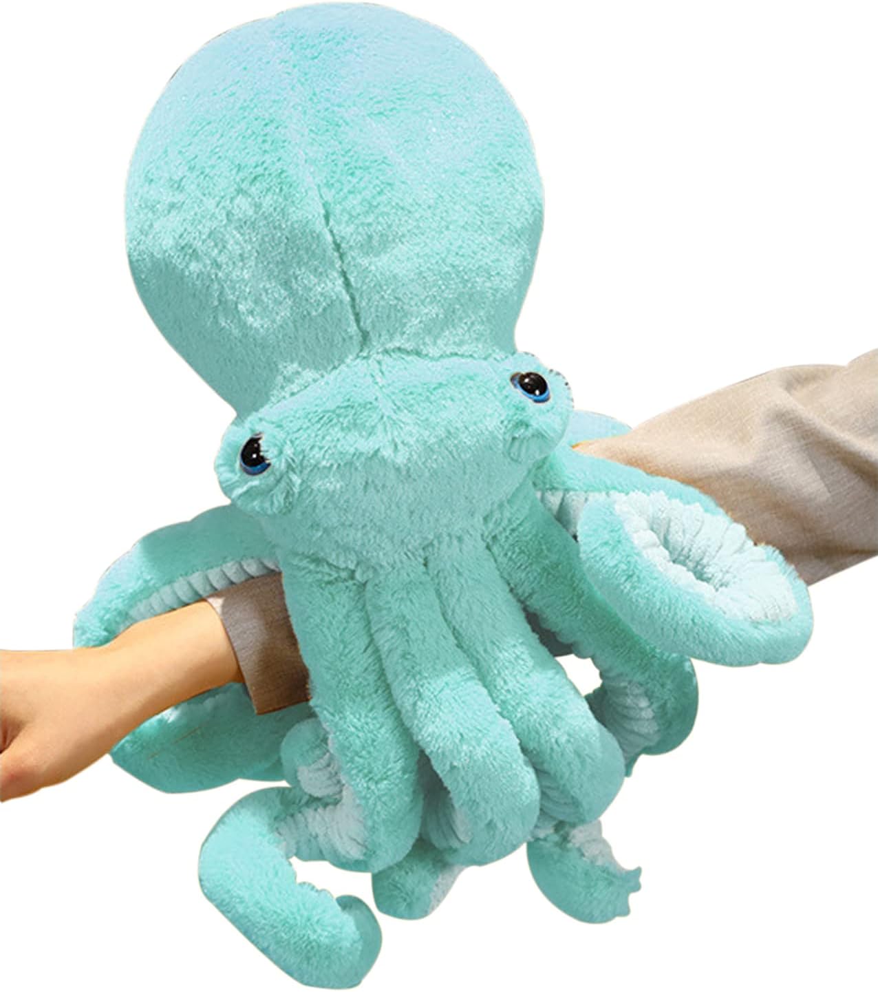 Realistic anglerfish plush toy with deep sea ocean animal design, great for kids collection.
