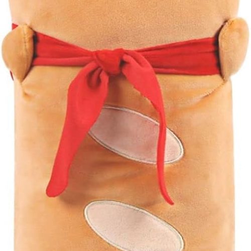 Toast-shaped pillow, fun food-themed plush toy, cute stuffed toast sofa cushion