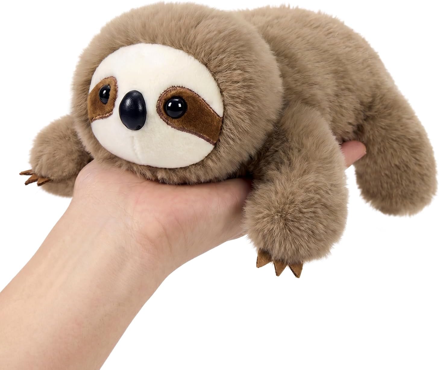 Sloth stuffed animal with cute design, soft plush toy, great gift for kids.