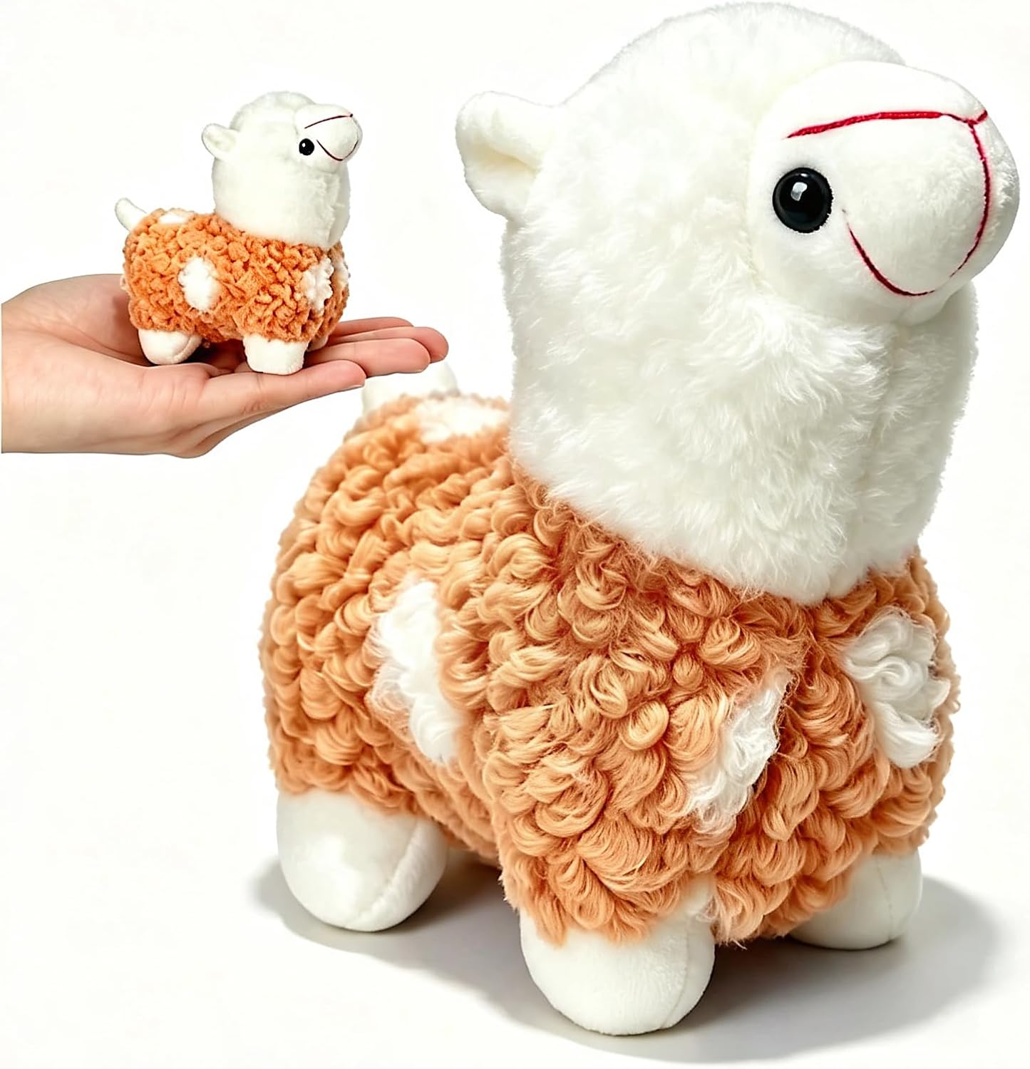 Cute llama plush keychain with kawaii design, mini size perfect for backpack, classroom prizes for kids.