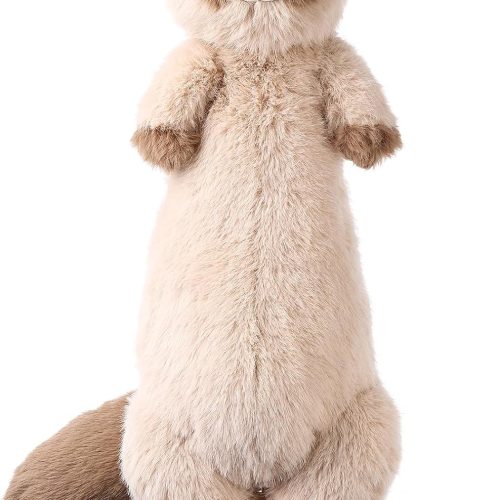 Cute ferret plush toy and body pillow, soft and comfortable ideal gift for animal lovers, birthdays, and holidays