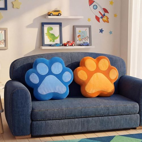 Plush throw pillows 2-piece set, cute and soft stuffed pillows for home, bed, and sofa decor or party gifts